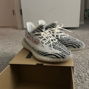 Adidas Yeezy Boost Zebra size 12
